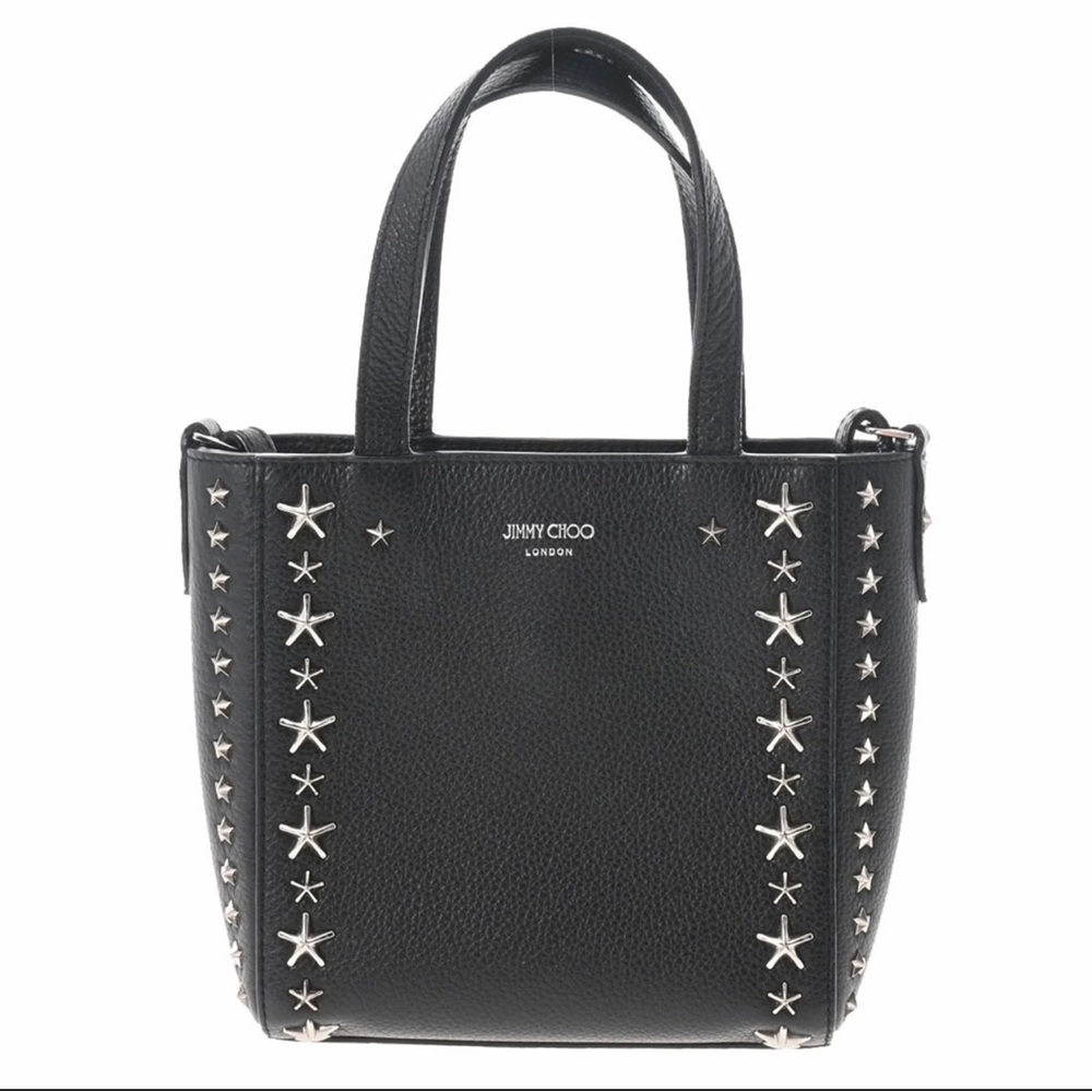 Jimmy Choo soft calf star studded shoulder bag NEW (AUTHENTIC)